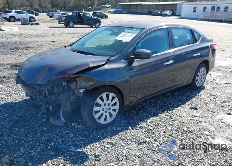 2015 Nissan Sentra Fe+ S/S/Sl/Sr/Sv z USA, uszkodzony, nr VIN 3N1AB7AP9FL654495
